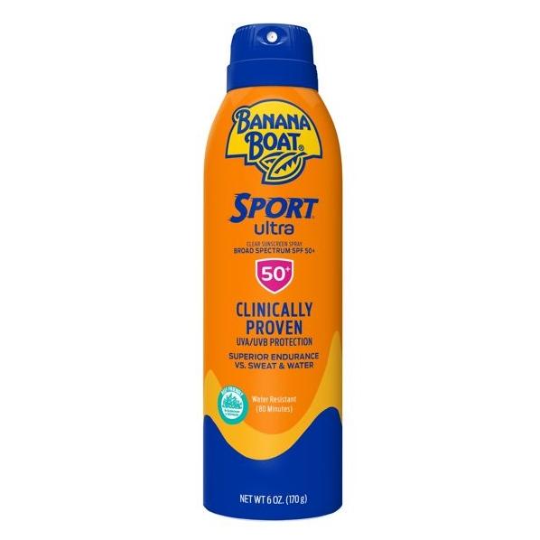 Banana Boat Sport Ultra Sunscreen Spray SPF 50 Reef friendy sunblock
