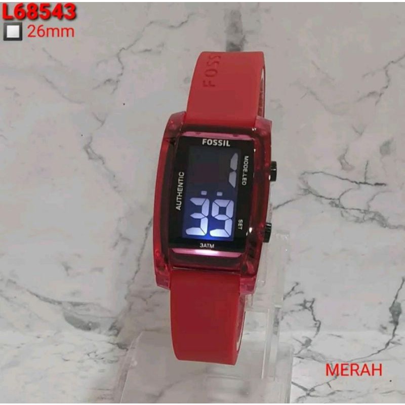 VKS! Jam Tangan Foss*l Digital Wanita Kasual Terlaris Fashion Bisa COD