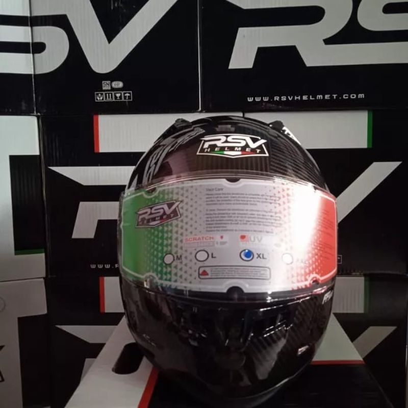 HELM RSV CARBON FULL FACE ORIGINAL PRODUK