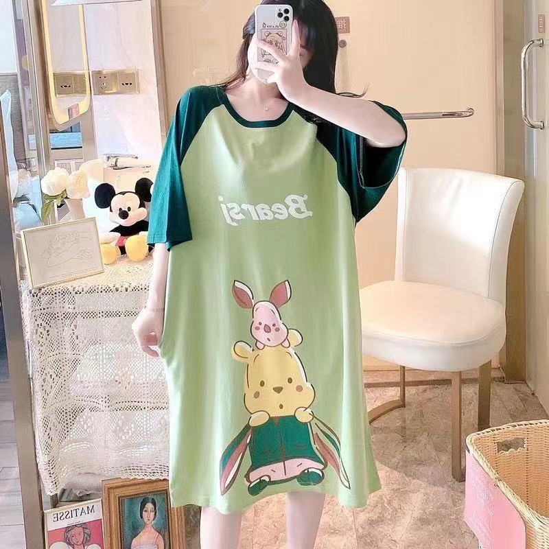 Holiven Baju tidur casual dengan gambar kartun yang imut dan lucu