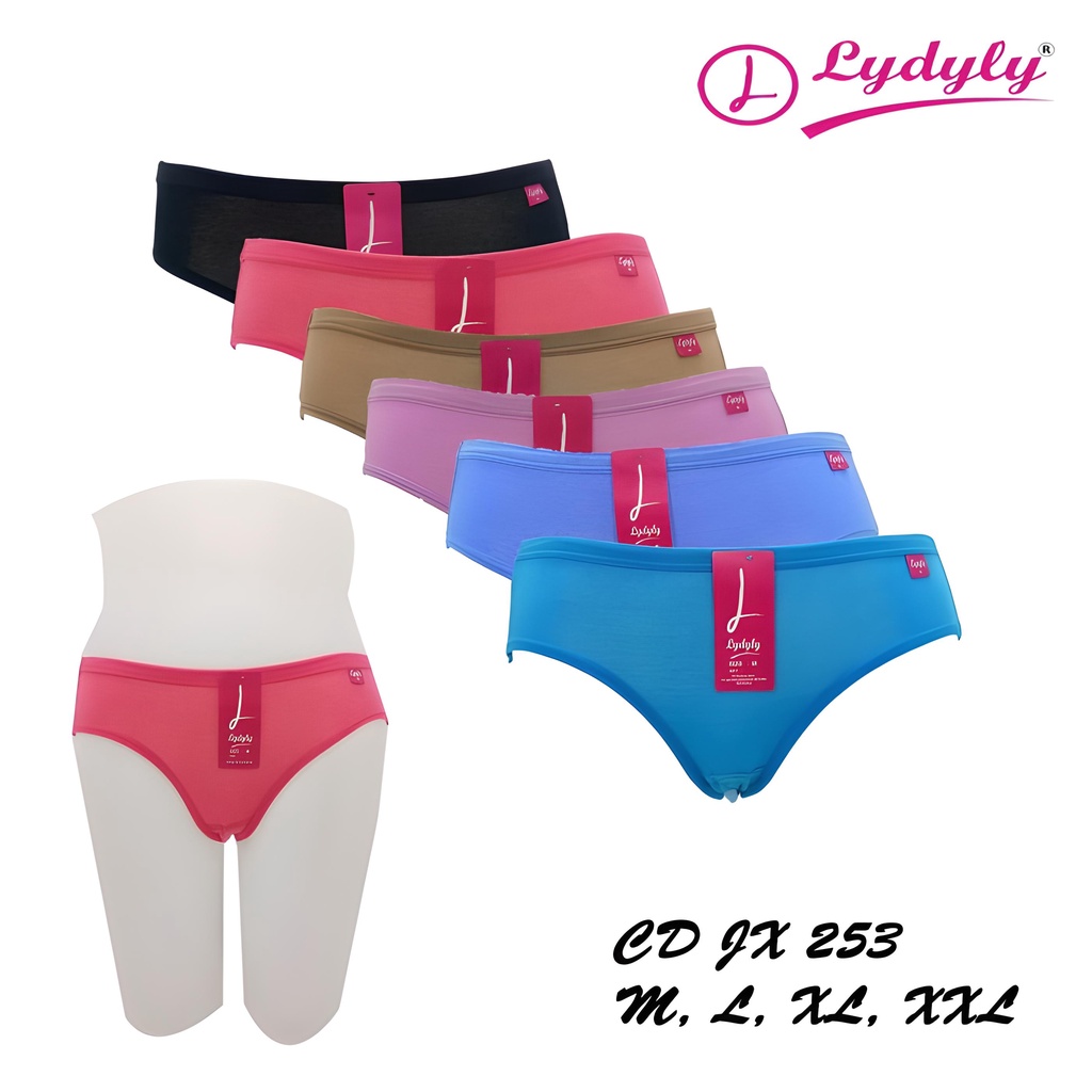 6pcs CELANA DALAM WANITA LYDYLY L011 / Celana Dalam Wanita LYDYLY