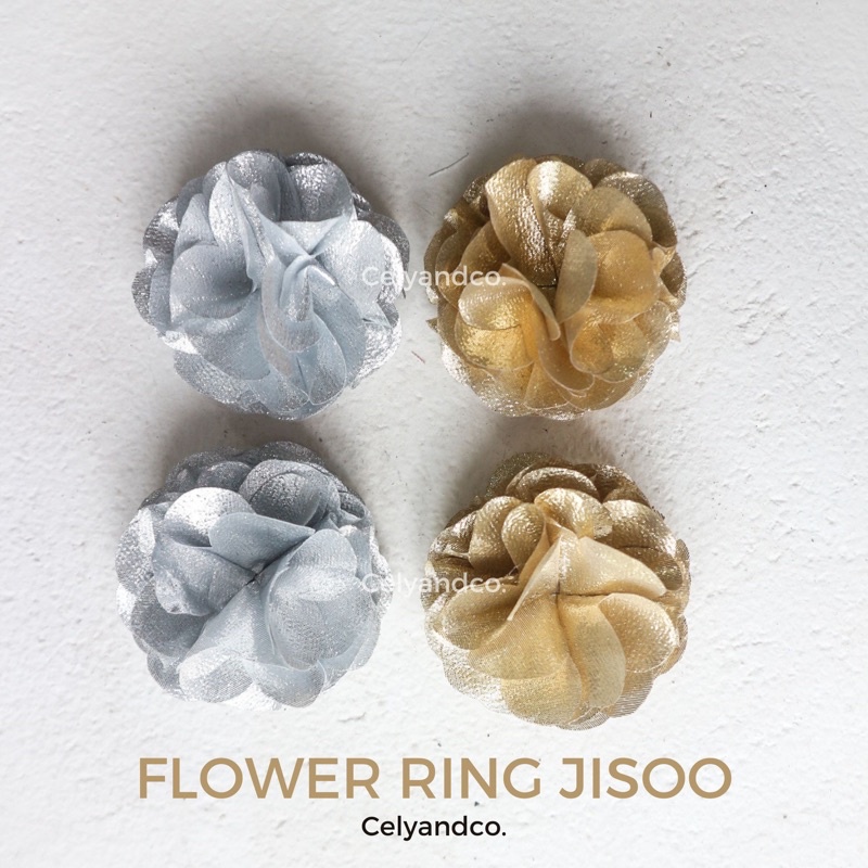 [PREMIUM] Cincin JISOO Flower Ring Blackpink (2PC)