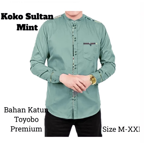 MENARIK CF Koko SULTAN TERMURAH TERLARIS Baju Koko Pria Lengan Panjang Terbaru 2022 SULTAN TOJIRO