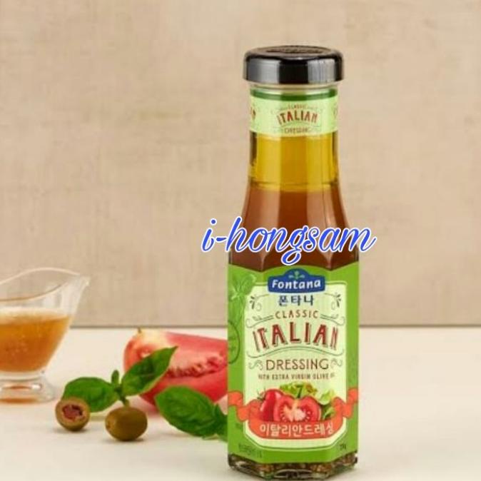 

Fontana Salad Italian Dressing With Exstra Virgin Olive Oil 270gr