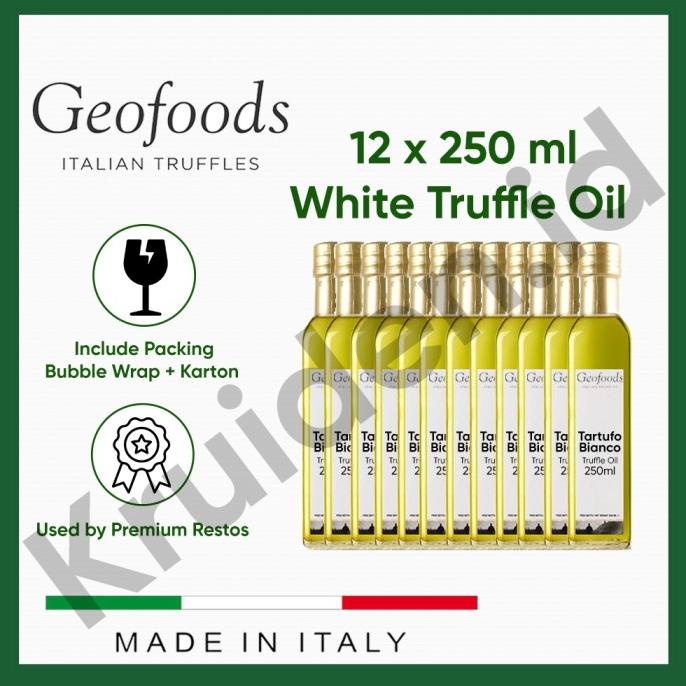 

Italian Premium White Truffle Oil Tartufo Bianco Geofoods 1 karton 12