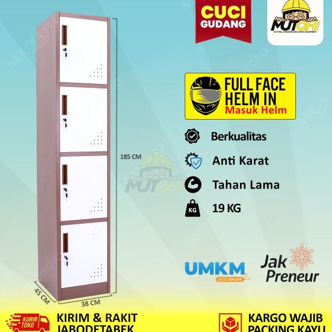 

Loker 4 pintu Loker besi 4 pintu Locker 4 pintu Locker besi 4 pintu ---NEW READY---