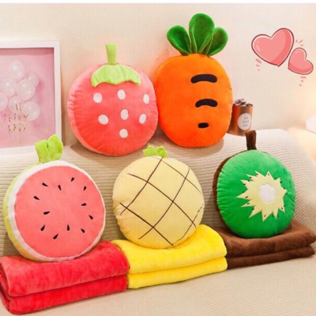 Boneka Bnatal selimut Buah Buahan, Balmut Buah semangka, nenas DLL