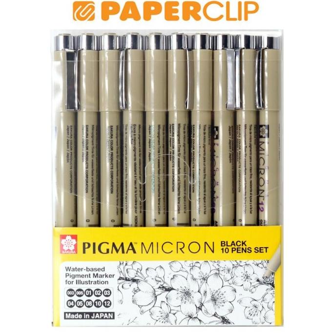 

BALLPOINT SAKURA PIGMA XSDK-10A SET 10 ---NEW READY---