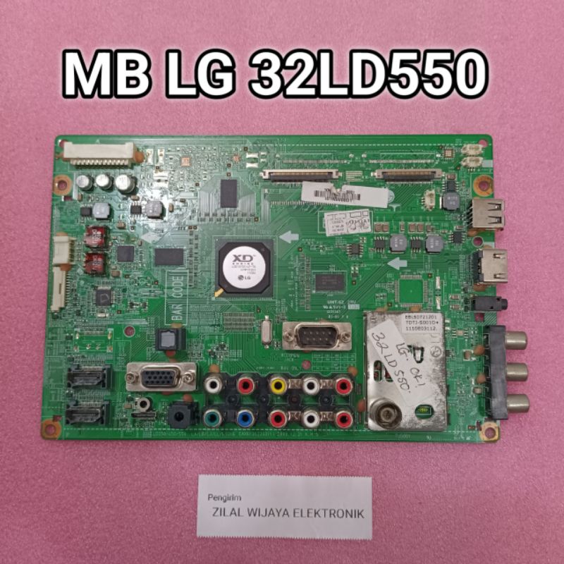 LG 32LD550 MAINBOARD - MOTHERBOARD - MOBO - MESIN TV - MB TV LG