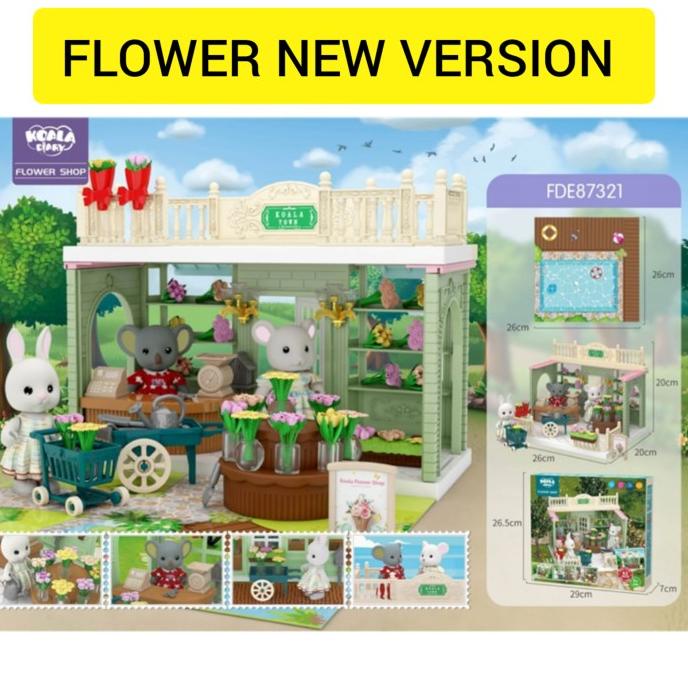 Koala Shop Doll House mainan rumah boneka koala town koala diary