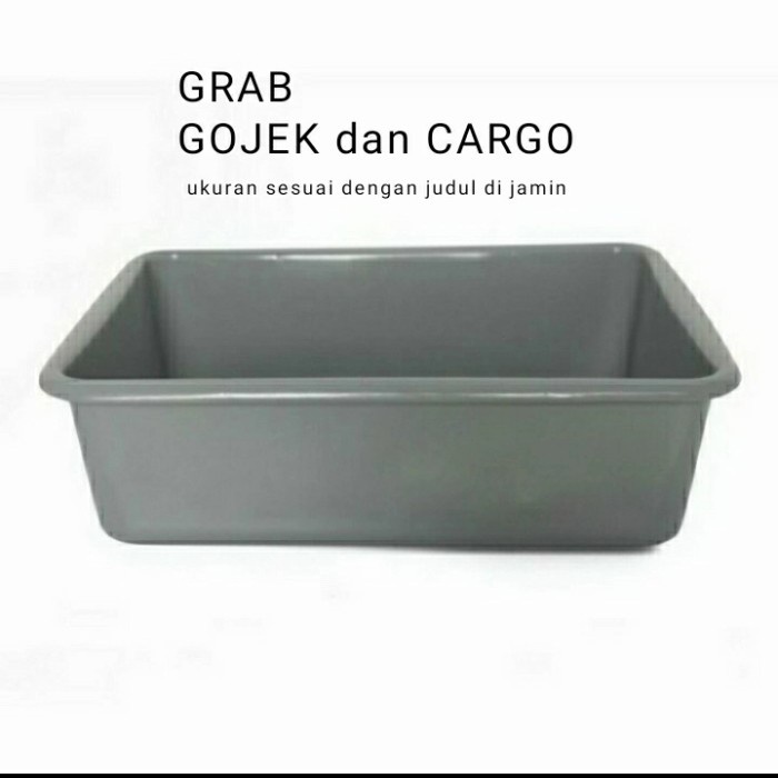 Terlaris Baskom Persegi Panjang/Bak Tahu 60 Cm