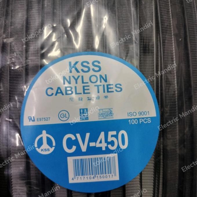 

Kabel Ties KSS NYLON 450 mm x 9.6 mm hitam ---NEW READY---