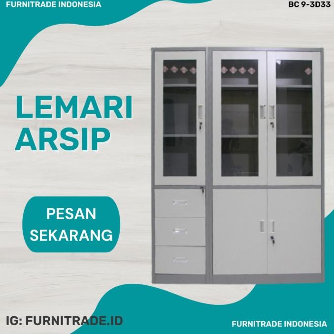 

Lemari Arsip Filling Cabinet Besi 3D33 ---NEW READY---