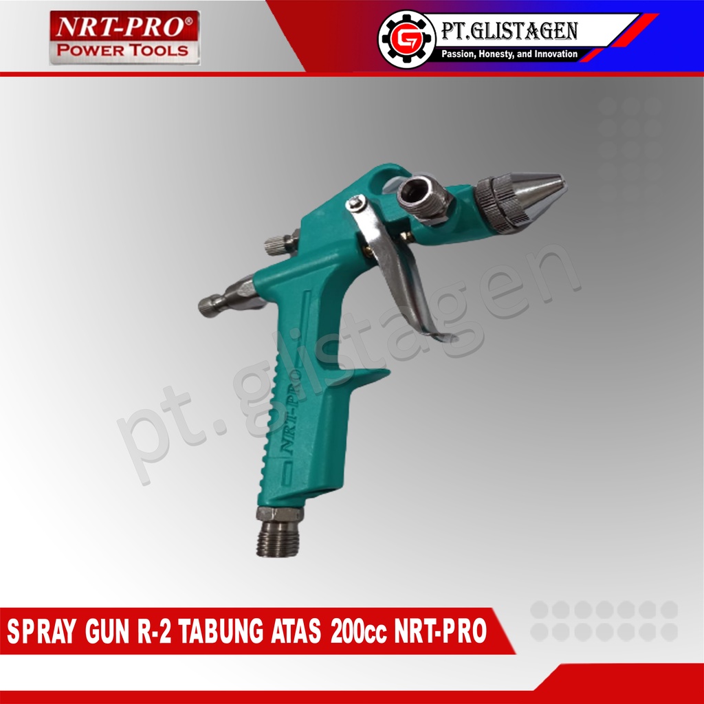 NRT-PRO R2 Spray Gun Tabung Atas 200cc Semprotan Cat Kompresor R-2