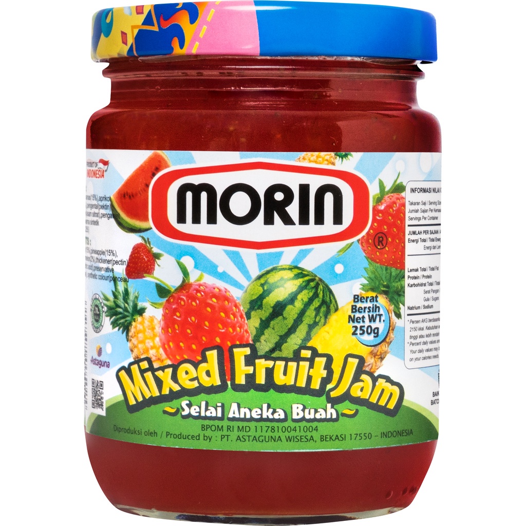 Morin Selai Mixed Fruit  250 Gr - Selai Buah