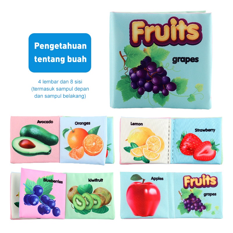 Holiven Buku kain kognitif bahasa Inggris anak-anak , membantu pendidikan awal anak anak