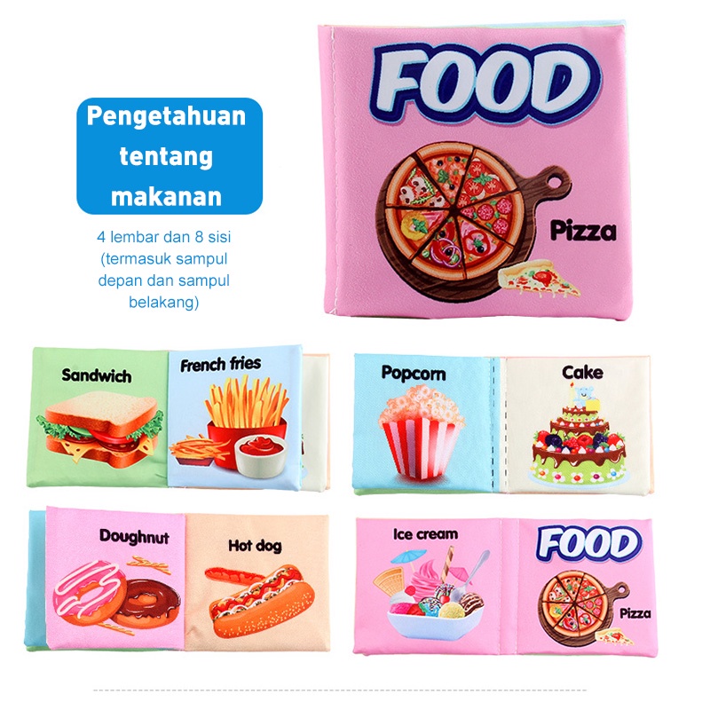 Holiven Buku kain kognitif bahasa Inggris anak-anak , membantu pendidikan awal anak anak