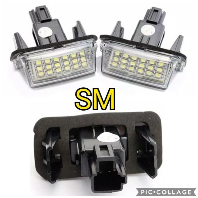 Terbaru Sepasang Lampu Plat Nomer Led Super Bright Innova Reborn Fortuner Vrz Sale