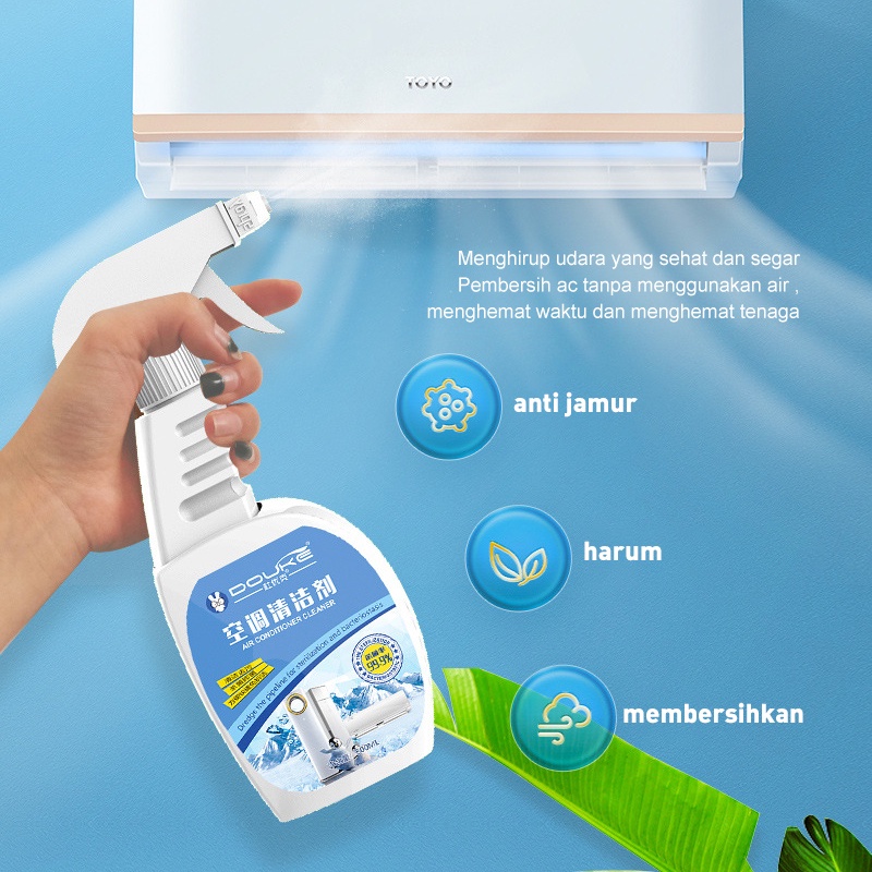 Holiven Cairan Pembersih Penyegar AC 500ml