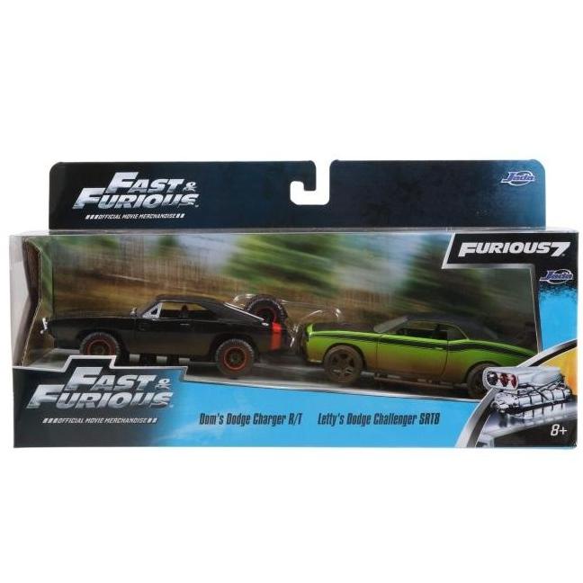 [] JADA 1:32 FAST FURIOUS DODGE CHARGER R/T & DODGE CHALENGER