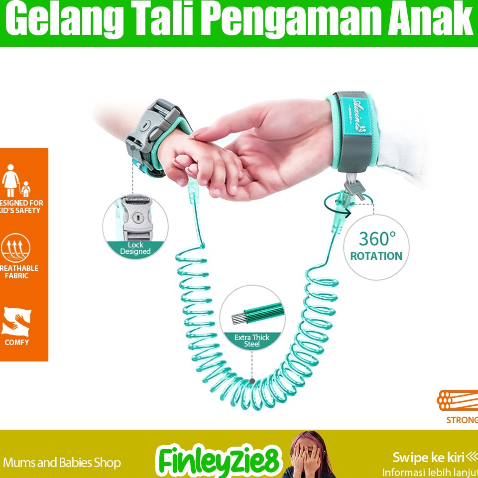 HARGA BERSAHABAT Child Anti Lost Strap / Gelang Tali Pengaman Anak / Child Safety /Anti hilang tali 