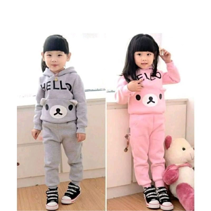 HOODIE ANAK PEREMPUAN BAJU ANAK PEREMPUAN 1-6 TAHUN SETELAN ANAK PEREMPUAN HOODIE ANAK PEREMPUAN PAK