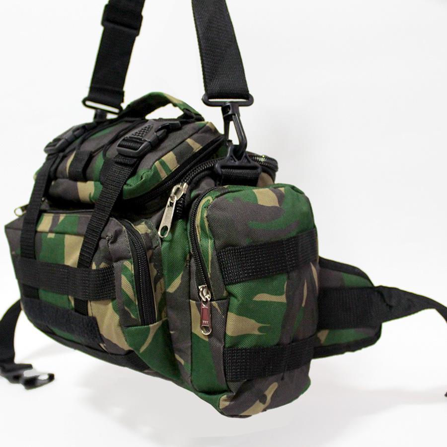 Tas Selempang Pria Army 2IN1 Motif Loreng Soren Slempang Tentara Bambag