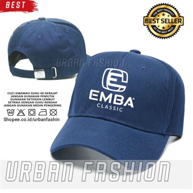 Populer Topi Baseball Emba Classic / Topi Polo Cap Emba Pria Wanita Erp