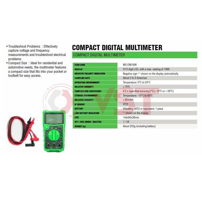 Tekiro Avometer Compact Digital Multimeter / Avo Tekiro / Multitester