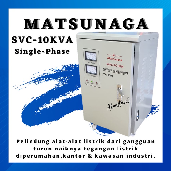 Stavolt Matsunaga SVC-10KVA - Stabilizer Listrik Matsunaga 10000 watt