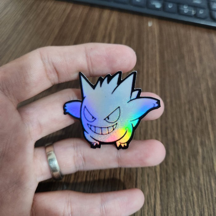 

Sticker Hologram Anime - PSH1694 - Pokemon - Gengar