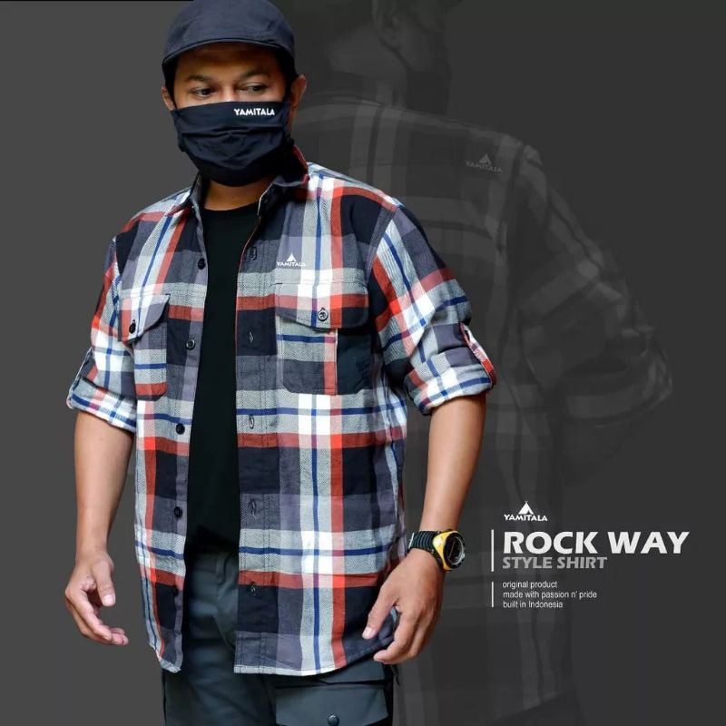 Yamitala Kemeja Flannel Rockway Style Shirt