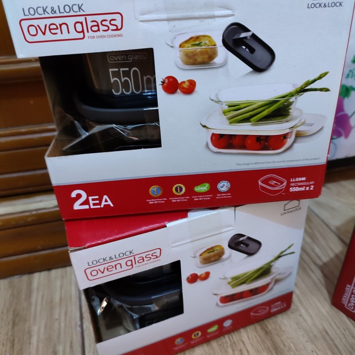 Octanita_Id- Lock N Lock Oven Glass Set Wadah Kaca