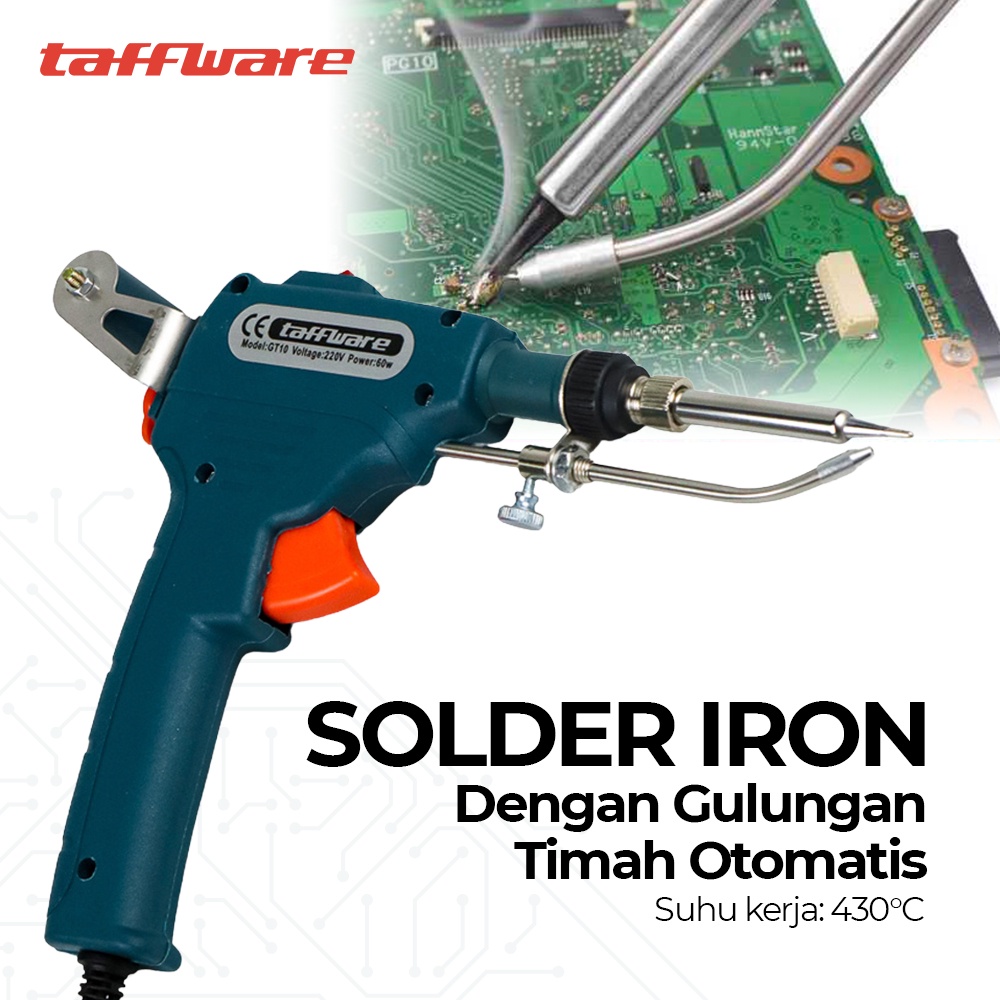 Solder Listrik Tembak Iron Automatic 60W 220V Adjustable Temperature Control