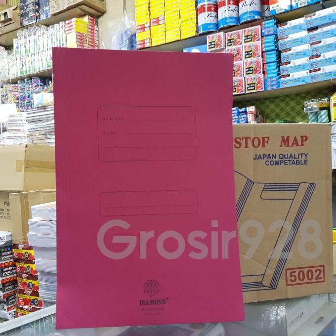 Stopmap / Map Folder Folio Diamond 500 Merah (isi 50 lembar)