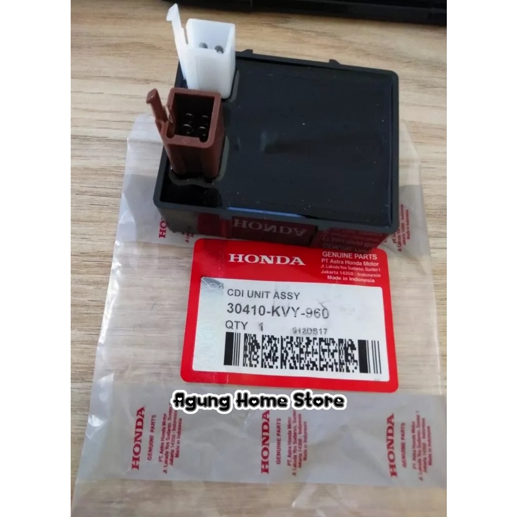 CDI ECU ORIGINAL UNIT MOTOR HONDA BEAT, SCOOPY, SPACY OLD KVY