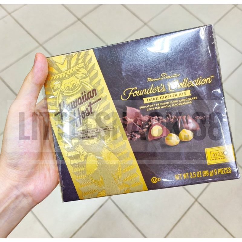 

COKLAT HAWAIIAN HOST FOUNDER MILK / DARK CHOCO