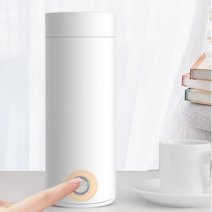 Terlaris Thermos Pemanas Air Elektrik Mini Portabel Botol Minum Pemanas Air