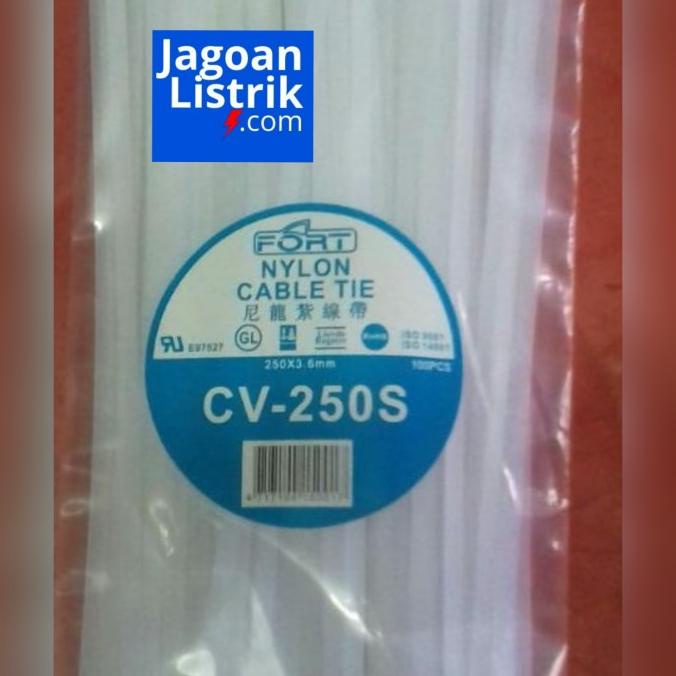 

@#@#@#] Kabel Ties CV250S Fort 3.6mm Isi 100 pcs (Cable Tie) CV-250S CV 250