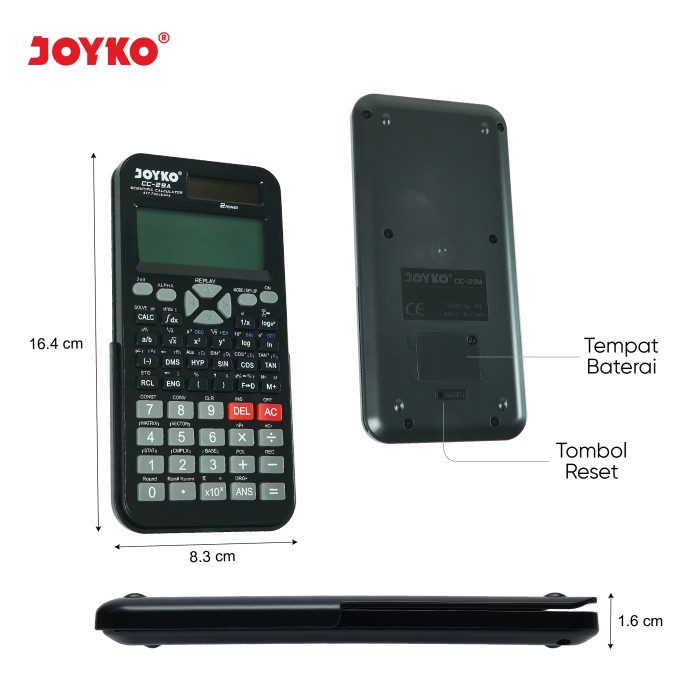 

Calculator / Kalkulator Joyko Cc-29A / Scientific / 417 Functions