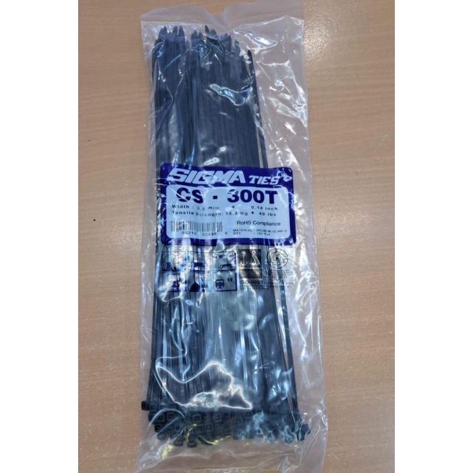 

#@#@#@#@] Kabel Ties 30CM SIGMA CS-300T Hitam