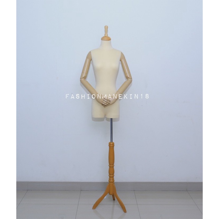 Terlaris Manekin Manekin Wanita Dewasa Paha Tusuk Jarum Full Foam + Tangan Robot