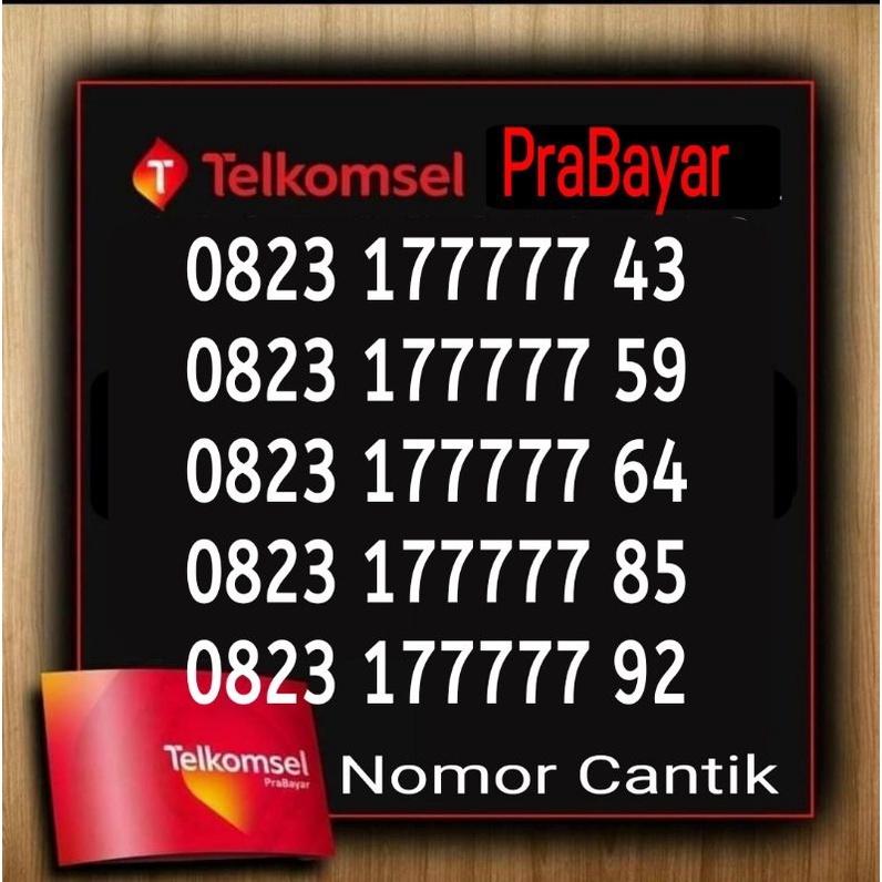 NOMOR CANTIK SIMPATI TELKOMSEL CANTIK KARTU PERDANA CANTIK 77777 PANCA