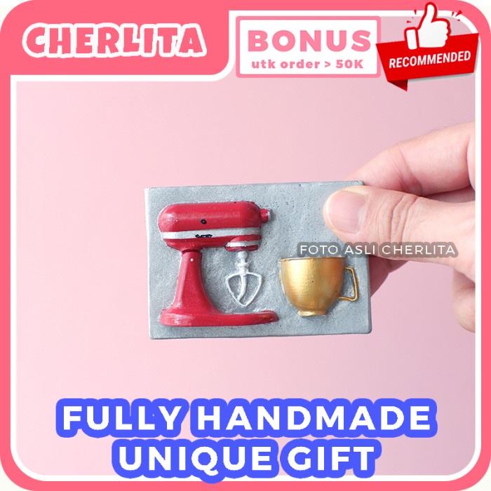 

Handmade Mixer KitchenAid Magnet Kulkas Pajangan Dapur Kado Wanita