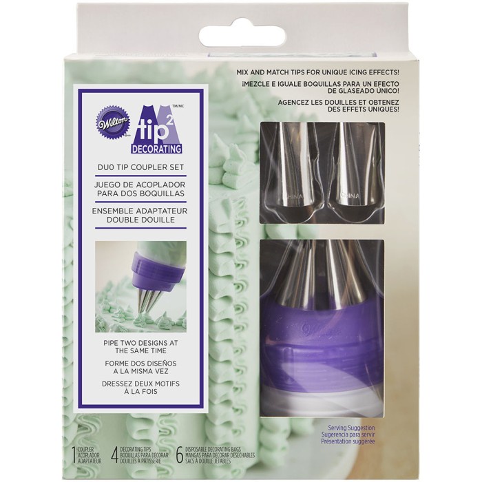 

Wilton Duo Tip Coupler Set / Tip Duo Decorating