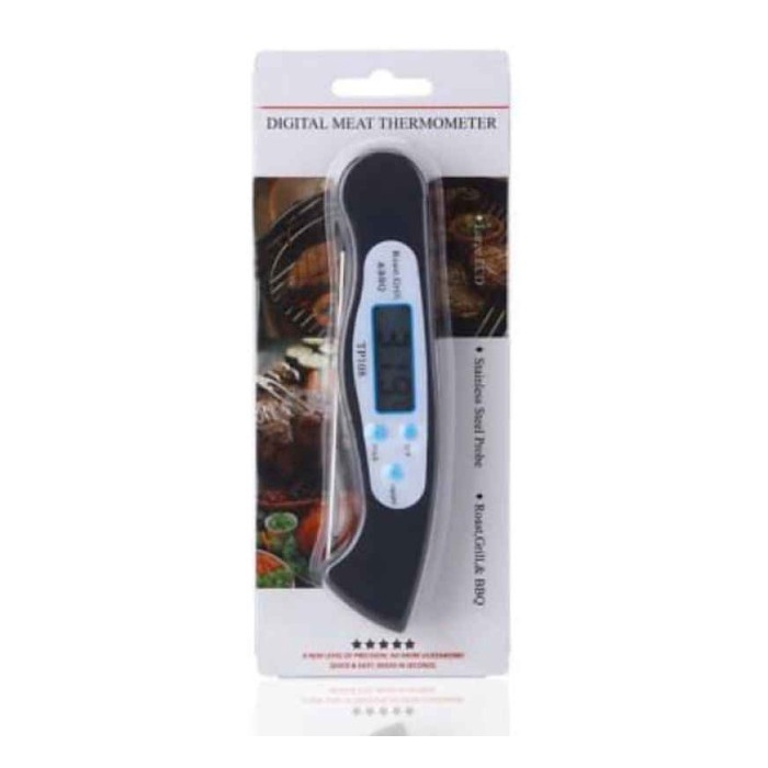 

Digital Meat Thermometer Roast Daging BBQ Grill Tusuk Stainless Steel