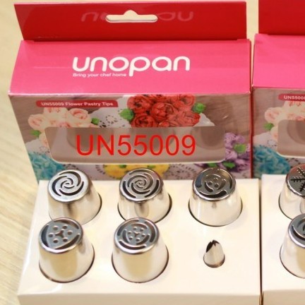 

Unopan UN55009 - Pastry Tips (6Pcs/Set) / Russian Buttercream Spuit