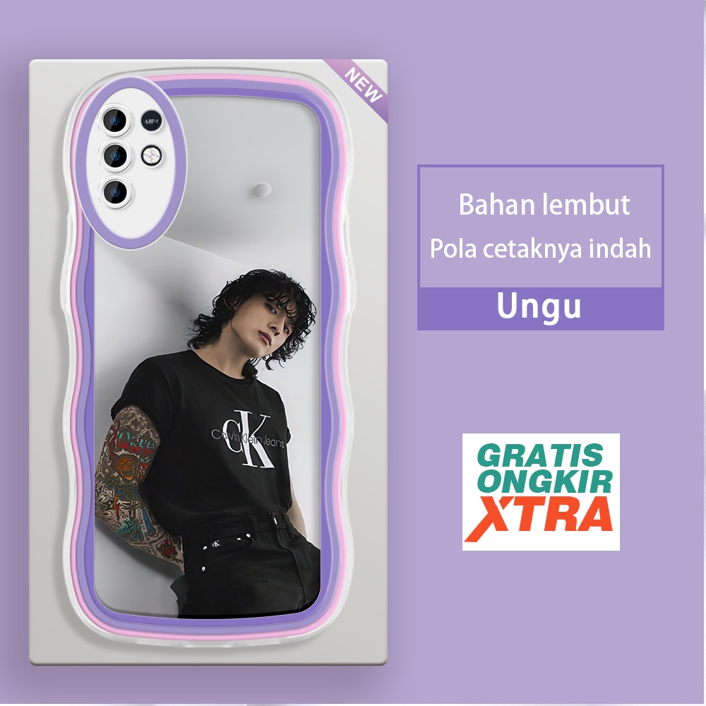 Infinix Note 8 10 Pro 11 NFC 12 G88 smart 4 4c 5 6 plus Casing Ponsel  Pola Jeon Jungkook BTS Bintan