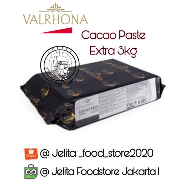 

Valrhona Cacao Paste Extra 3kg - pure paste cacao 100%
