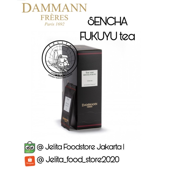 

Dammann Crystal Green Tea bags Sencha Fukuyu Japan 24pcs (DAM5002)